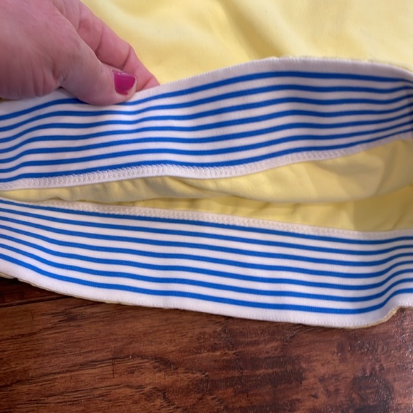 J.crew & New Balance Colab Workout Sports Bra Crop Top Yellow Size Small - Picture 5 of 9